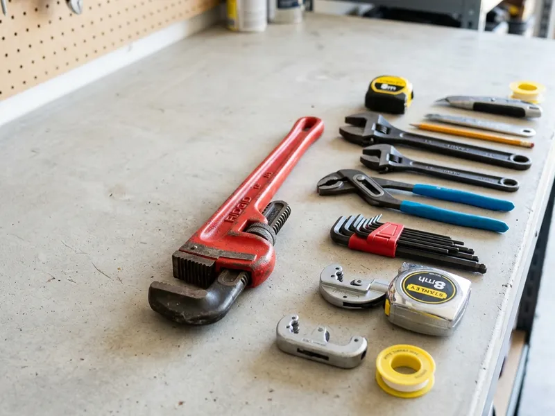 Professional plumbers in Woodville, TX equipped with top-tier tools for residential and commercial plumbing services.